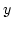 $\displaystyle y$